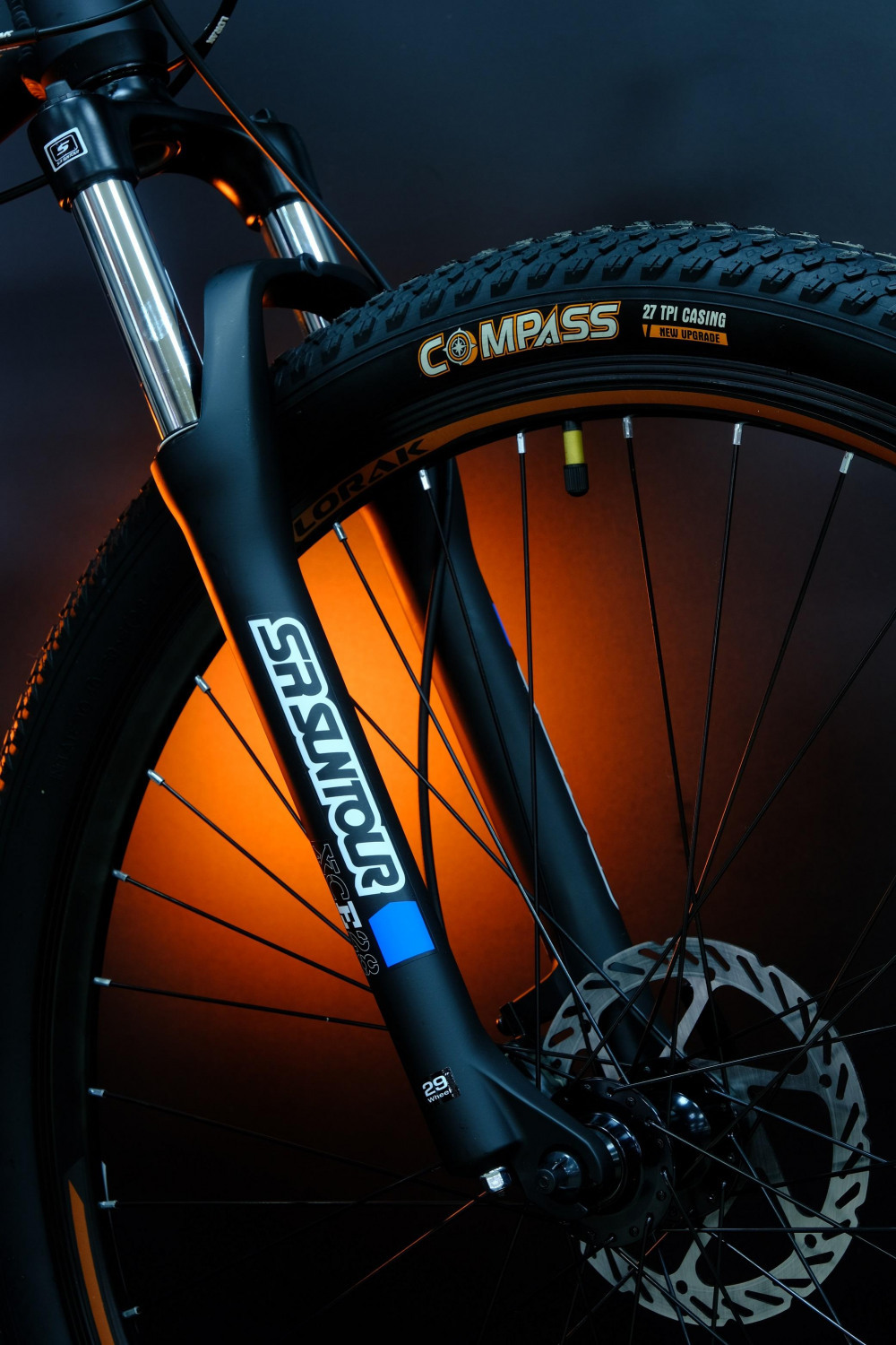 Lorak Sel 9200 Матовый Чёрный/Коричневый 17р (на раму 155-173)