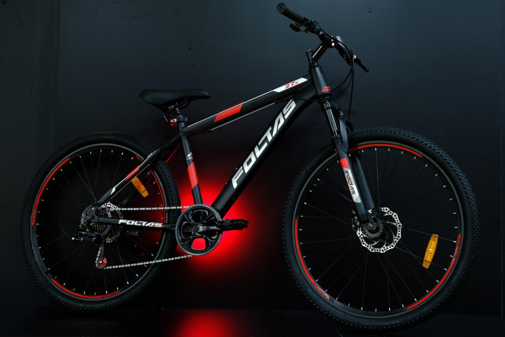 FOLTAS 27,5 - 17р Матовый Чёрный/Красный