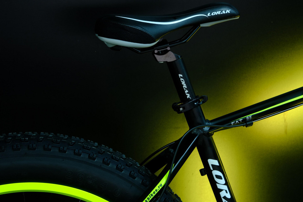 LORAK FAT SE Матовый Чёрный/Жёлтый рама 19 (на рост 171-182)